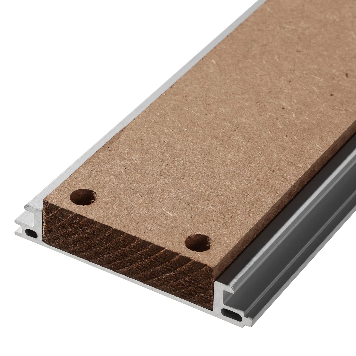 Genmitsu 6060 Aluminum & MDF Hybrid Spoilboard Table for CNC Router Machine PROVerXL 4030 to 6060 XY-Axis Extension Kit, 840 x 600 x 15mm (33.1''x 23.6''x 0.6'')