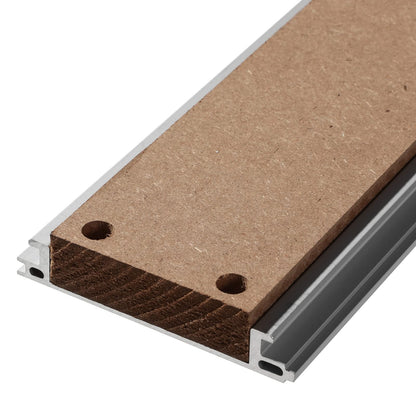Genmitsu 6060 Aluminum & MDF Hybrid Spoilboard Table for CNC Router Machine PROVerXL 4030 to 6060 XY-Axis Extension Kit, 840 x 600 x 15mm (33.1''x 23.6''x 0.6'')