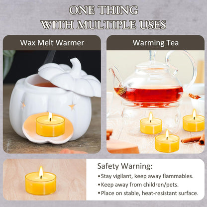 12 Packs Beeswax Tealight Candles, 4-Hour Extended Burn Time, Natural Smokeless Clean Bees Wax Candles, Perfect for Home Deco, Air Purification, Fragrance