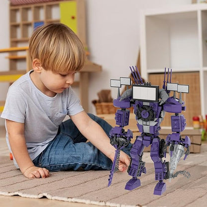 Toilet Blocks Toys TV Man Building Blocks ToysConstruction Playset Blocks Action Figure Building Blocks for Adults Kids 474 PCS