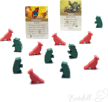 Everdell: Bellfaire Expansion – Board Game Add-On for 5–6 Players with Player Powers New Market Board &amp Special Event Cards – Requires Everdell Base Game
