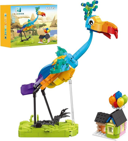 ENJBRICK Kevin Bird Up House Building Sets for AdultsCute Movie Animal Building Toy Set for Girls and Boys Age 8-14 Years Christmas and Birthday Gifts 602 pcs