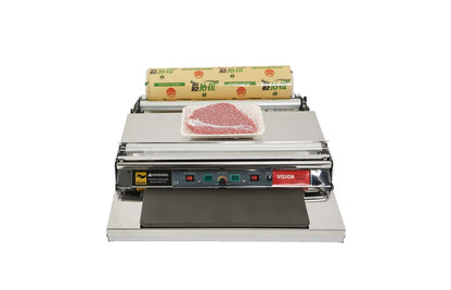 VisionTechShop VTH-500, 20 Inch / 500 mm Hand Wrapping Machine Film Wrapper for Food Packaging, Large Tray, MADE IN KOREA