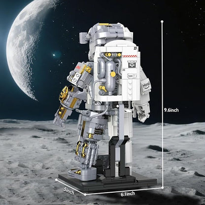 Building Block Sets Space Astronaut Building Set 1008 Pcs for Adult Teenager Aged 14+ Spaceman Model Building Kit Toys for Gift Home or Office Decor