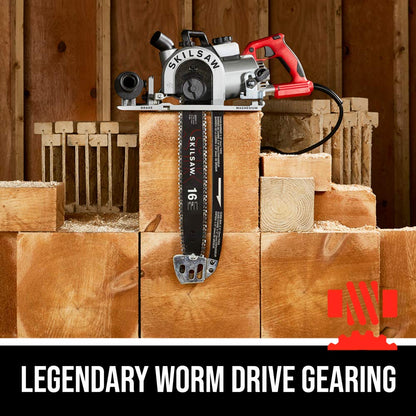 SKILSAW SPT55-11 16 In. Worm Drive SAWSQUATCH Carpentry Chainsaw