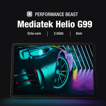 AGM PAD P1 Rugged Android Tablet with Case, 10.36-inch 120Hz FHD 2K Display, Waterproof & Drop-Proof & Dustproof, MTK G99, Android 13.0, Dual Box Stereo Speakers, 7000mAh, 4GB+128GB[TF 2TB], GPS, WiFi