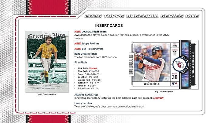 2026 Topps Series 1 Baseball Hobby Jumbo Box
