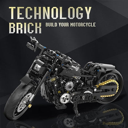 1:8 Motorcycle Building Set for Adults Building Blocks for Adults Collectible Toy for 14 15 16+ Years Old Boys Teenage Boys Gifts on Birthday(579PCS)