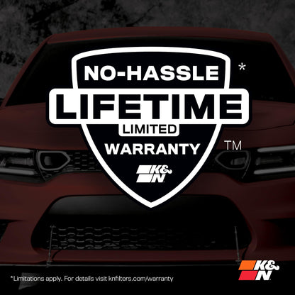 K&N High-Flow Original Lifetime Engine Air Filter: Increase Power: Premium, Washable: Compatible with 1998-2002 Chevrolet/Pontiac: Firebird, 33-2118 (Pack of 6)