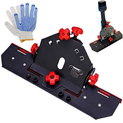 45 Degree Tile Chamfering Tool, Angle Grinder Tool for Tile Chamfering, Tile Cutting Tools ONLY for 4-1/2’’ & 5’’ Angle Grinder with Red Knobs