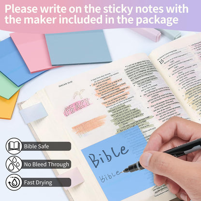 KOPKOFT Bible Study Supplies, Bible Journaling Kit for Women with Journal, Pen Case, Tabs, Highlighters and Pens, Bible Accessories Set for Women Students Beginner, Christian Gifts (Pink)