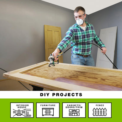 Graco Airless Paint Sprayer | DIY Designed for Interior or Exterior Projects | TrueCoat One TrueAirless Electric Sprayer 26DTC1