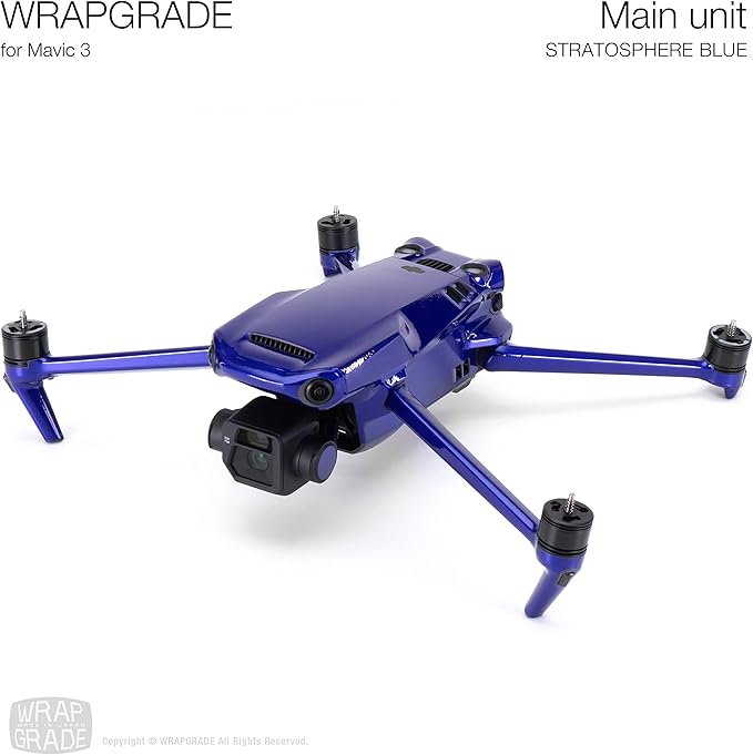 WRAPGRADE Skin Compatible with DJI Mavic 3 Pro (Stratosphere Blue)