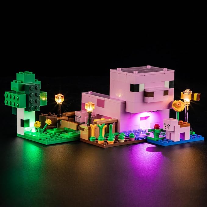 LED Light Kit for Lego 21268 The Baby Pig House Set Compatible with Lego 21268 Building Blocks Model(Not Include Blocks Set)