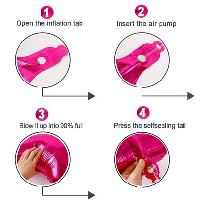 Hot Pink Number 23 Balloons 40 inch, 23 Number Balloons, 23rd Birthday Decorations, 23 Year Old Women Hot Pink Party Supplies