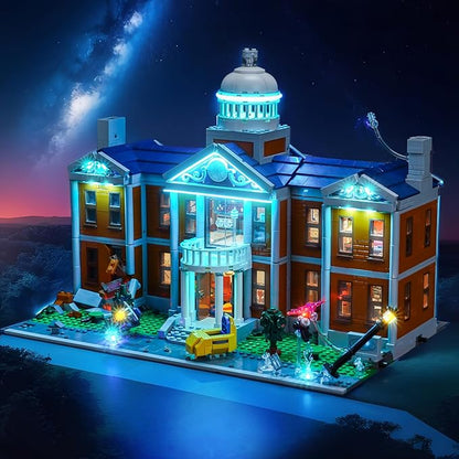 Upgraded Led Light Kit Compatible with Lego X-Men: The X-Mansion Building Set Lights Decoration Compatible with Lego 76294 Best Gifts for Adults (Model Not Included)