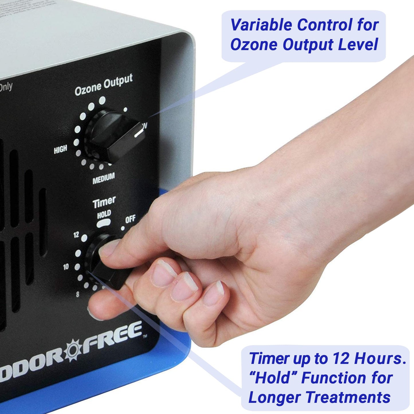 OdorFree Villa 3000 Ozone Generator for Eliminating Odors, permanently removing Tobacco, Pet and Musty Odors at their Source - Easily Treats Up To 3000 Sq Ft