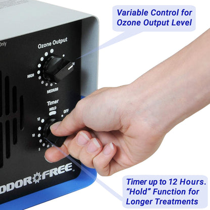 OdorFree Villa 3000 Ozone Generator for Eliminating Odors, permanently removing Tobacco, Pet and Musty Odors at their Source - Easily Treats Up To 3000 Sq Ft