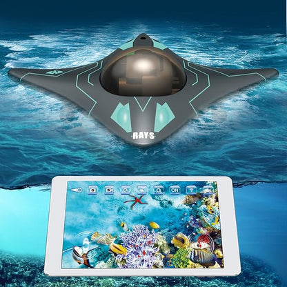 RC Boat Waterproof Mini Equipped with WiFi Camera for Real-time Shooting in Pools and Lakes Great Birthday Gift for Kids