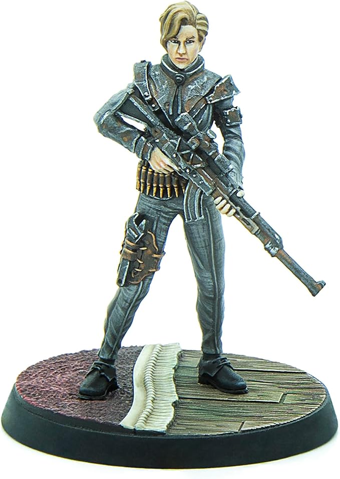 Modiphius Entertainment: Fallout: Wasteland Warfare Raiders - Operators Bosses - 3 Figures Nuka World Wave 32mm Multi-Part Resin Unpainted Mniatures