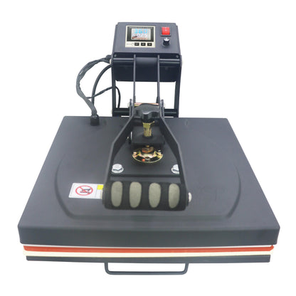 RoyalPress 15" x 15" Color LED Industrial-Quality Digital Sublimation Heat Transfer Machine T-Shirt Heat Press Machine, 15" x 15", Black