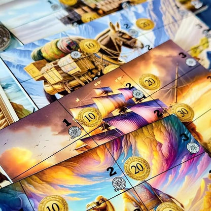 Trade and Triumph Board Game – Strategy Game of Medieval Trade and Resource Management | for Adults and Family | Ages 13+ 2-4 Players 60-90 Minutes