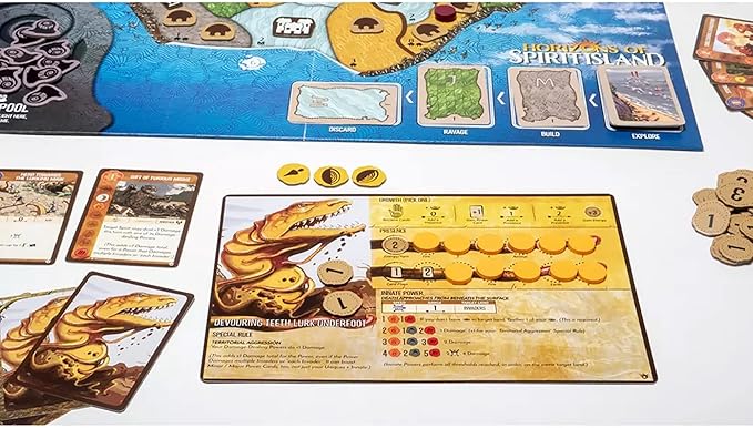 Greater Than Games | Horizons of Spirit Island | Cooperative Strategy Board Game | 1 to 3 Players | 90+ Minutes | Ages 14+