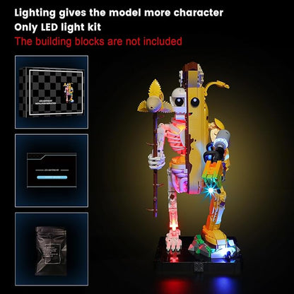 Vaodest Led Light for Lego 77072 Fortress Peely Bone SetDesign and Configuration Compatible with Model 77072(Led Light Only Not Building Block Kit)