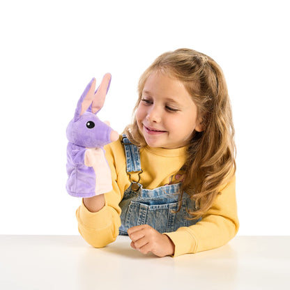 Bluey Unicorse and Bob Bilby Plush Puppet Pack of 2, 8-9”, Soft, Animal Puppets Made for Little Hands, Cuddly Puppets for Kids Ages 3+