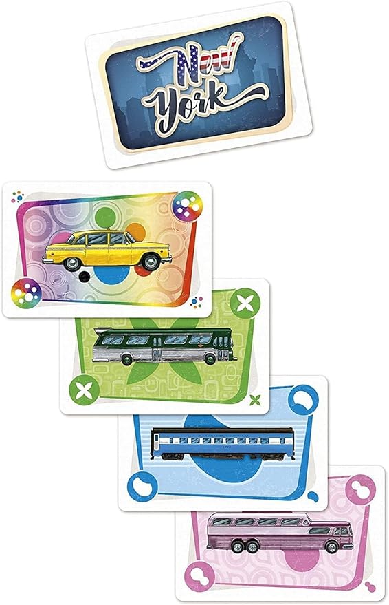Asmodee Ticket to Ride New York Board Game - Train Route-Building Strategy Game Fun Family Game for Kids &amp Adults Ages 8+ 2-4 Players 10-15 Minute Playtime