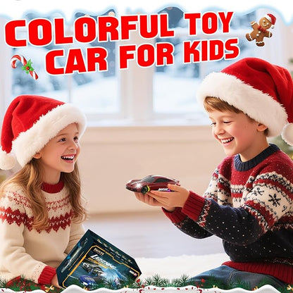 1/43 RC Drift Car Mini Drifting RC Car with Gyro 2.4GHz Full Proportional Drift Cars 4WD RTR Remote Control Cars with Colorful Lights High Speed Fast Racing Vehicle Gift for Kids Boys Adults