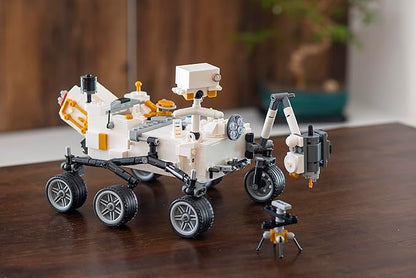 Brick Loot NASA Mars Rover Perseverance Building Kit – 603-Piece Lego-Compatible Space Exploration Model with Ingenuity Helicopter Premium ABS STEM DIY Set for Kids &amp Adults Display Collectible