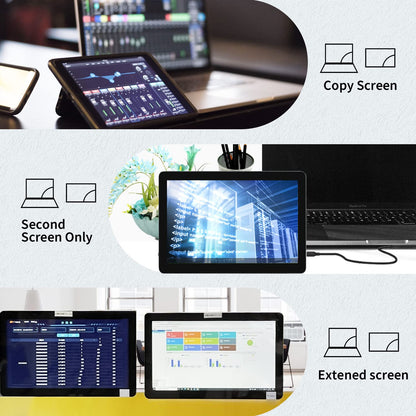TouchWo 23.8 inch Capacitive Multi-Touch Screen Industrial Monitor, 16:9 Display 1920 x 1080P, Built-in Speakers, VGA, DVI & HD-MI Monitor for PC, POS, Small Business, Restaurant
