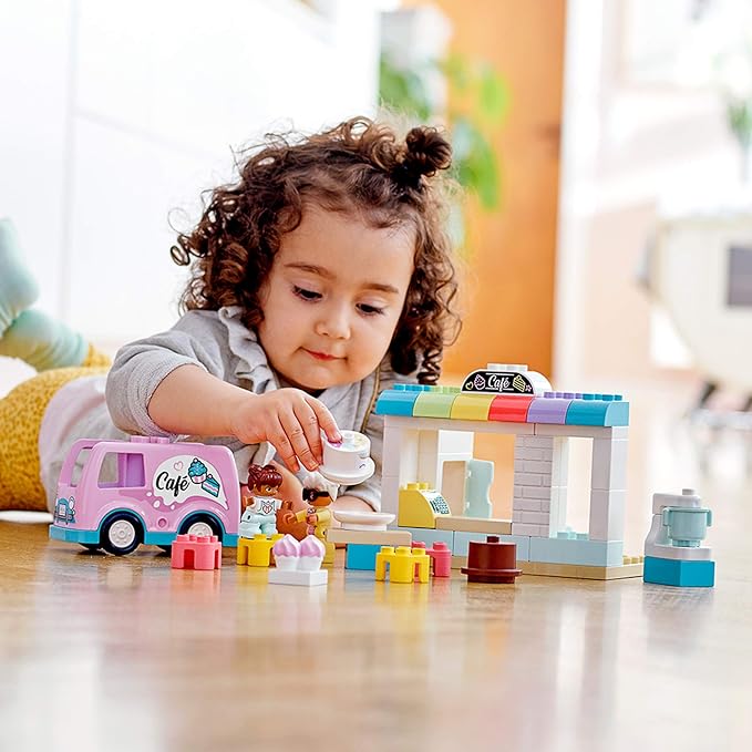 LEGO DUPLO Town Bakery 10928 Educational Play Café Toy for Toddlers Great Gift for Kids Ages 2 and Over (46 Pieces)