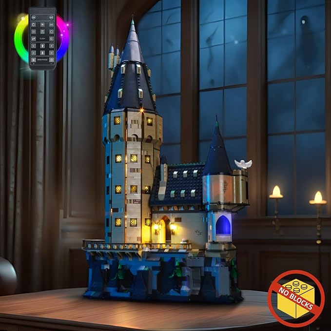 BrickBling LED Lights Only Compatible with Lego Castle: The Main Tower 76454 - Not Come with Model (RC Version Light)