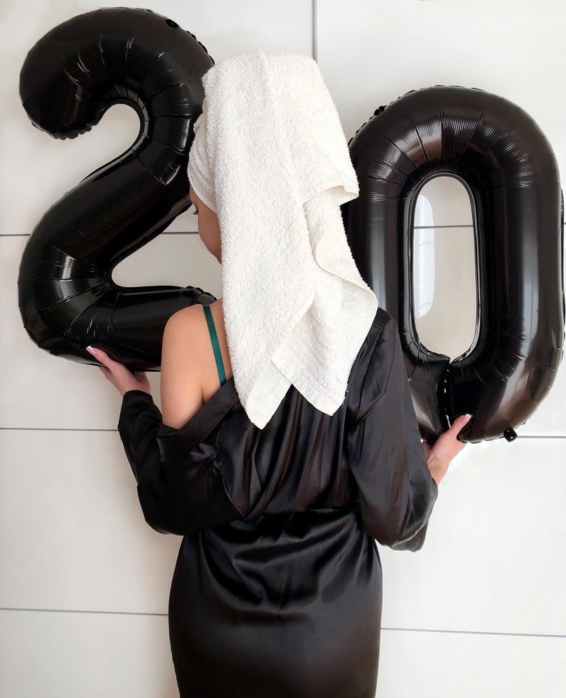 Black Number 23 Balloon 40 inch, 23 Number Balloons, 23rd Black Birthday Decorations for Women Men, 23 Year Old Black Party Supplies