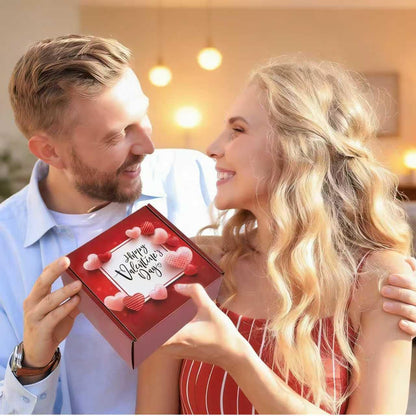 Gifts for Girlfriend Wife Lover Unique Ideas Wedding Engagement Gifts Heart-shaped Valentines Red Rose Love You Gift Romantic Gift Set
