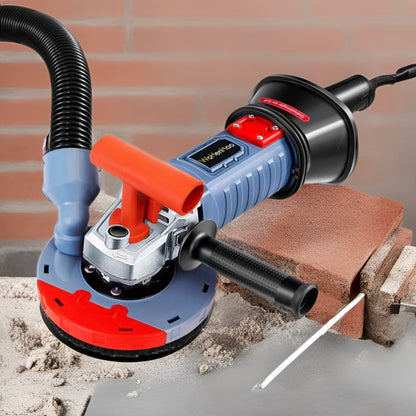 Wohenhao 5 Inch Concrete Planer 1500W with Dust Extraction Shroud and Diamond Cup Wheel, Floor Carpet Vinyl & Tile Adhesive Removal Machine