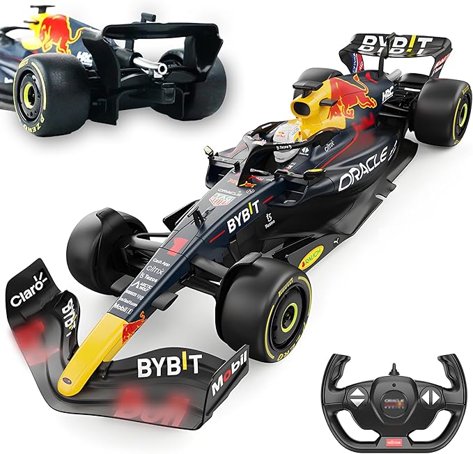 BEZGAR F1 RedBull Remote Control Car - 1:12 Officially Licensed Rb18 Toy Car 2.4GHz Race F1 Collection RC for BoysGirls and Adults Ideal for Kids &amp Collectors 94700