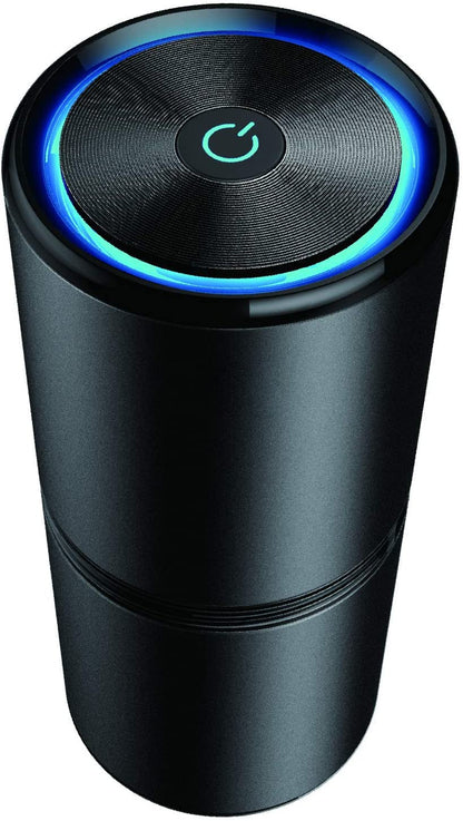 Lapurifier Car Air Purifier Ionizer, 12 Million Negative Ions, 27dB Quiet Portable Ionic Air Purifiers for Car Small Room Removes Dust Pet Odors Pollen