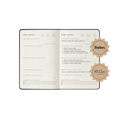 Full Focus Finch Linen Planner by Michael Hyatt - The #1 Daily Planner to Set Annual Goals, Increase Focus, Eliminate Overwhelm, and Achieve Your Biggest Goals - Hardcover