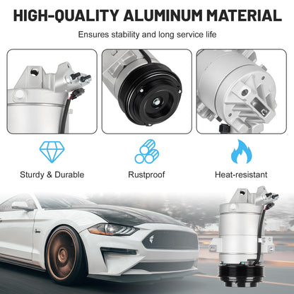 New AC Air Condition Compressor w/Clutch for Nissan NV200 2.0L 2013-2021, for Chevy City Express 2.0L 2015-2018 19317012, 19317013, 19317014