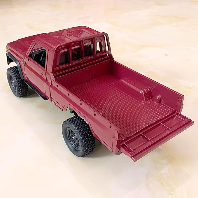 RC Rock Crawler RC Truck 4x4 Toyota LC79 RC Crawler 1/12 Off Road Pickup Remote Control 2.4Ghz All Terrain 280 Brushed Motor Proportional Throttle Steering RTR Hobby Toy Adult MN-82