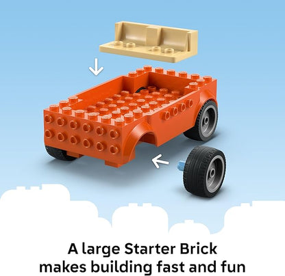LEGO Bluey: Bluey’s Beach &amp Family Car Trip - Toddler Learning Toy for Kids 4+ - Includes Bluey Bingo and Mum Minifigures - Birthday Gift for Boys and Girls Ages 4+ - 11202