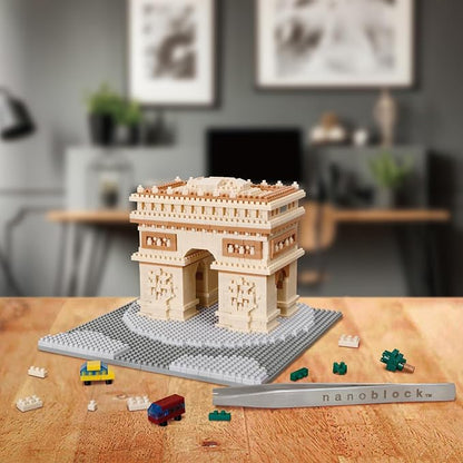 nanoblock - World Famous - Arc De Triomphe L'étoile Deluxe Edition Advanced Hobby Series Building Kit