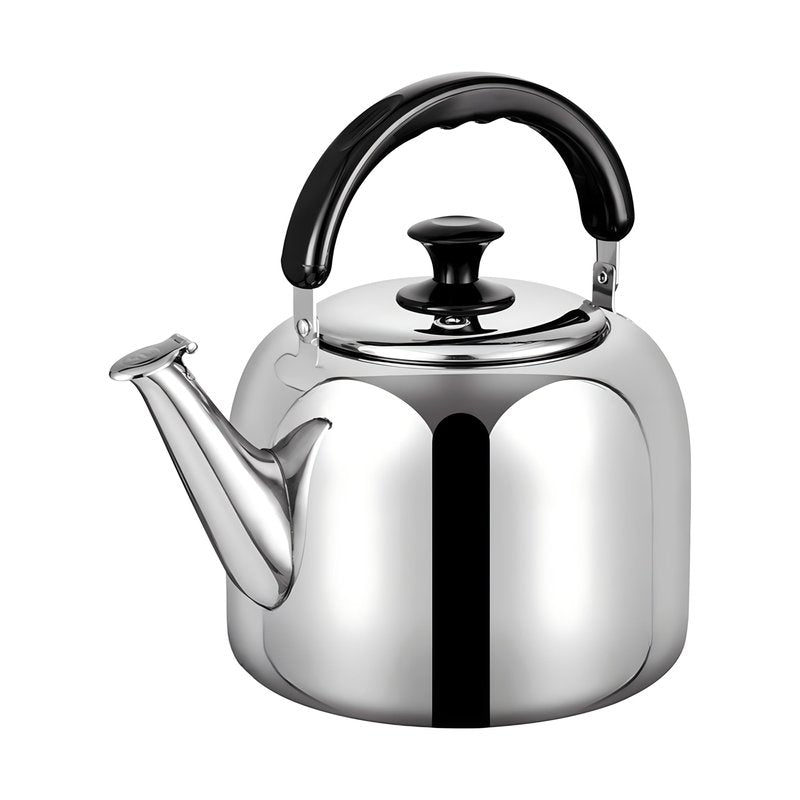 Whistling Stovetop Tea Kettle,Food Grade 316 Stainless Steel,Hot Water Fast to Boil,Stovetop Kettle with Ergonomic Handle,5.3 Quart Capacity