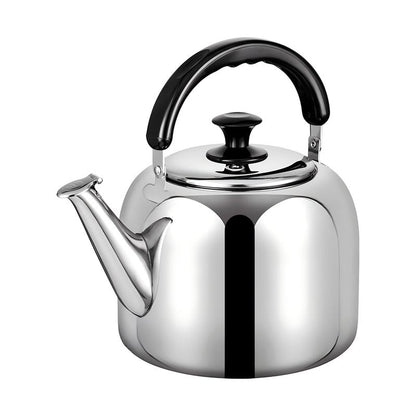 Whistling Stovetop Tea Kettle,Food Grade 316 Stainless Steel,Hot Water Fast to Boil,Stovetop Kettle with Ergonomic Handle,5.3 Quart Capacity
