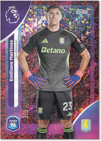 2025 Topps Premier League Debut Edition Cards - Random Mega Tin (40 Cards + 3 Exclusives)