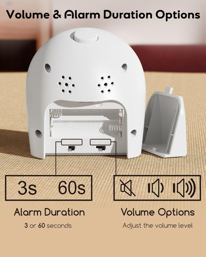 BellMan Visual Timer with Pause Button, 60 Minute Countdown Rainbow Timer for Kids and Adults with Silent Operation, Study and Meetings Time Management Tool, Design for Home, Office and Gift, White