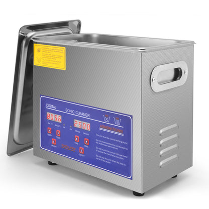 Commercial Ultrasonic Parts Cleaner 3l,Stainless Steel Lab Digital Professional Ultrasonic Parts Cleaner,110v Large Sonic Machine Cleaner for Jewelry Watch Automotive Parts Carburetor